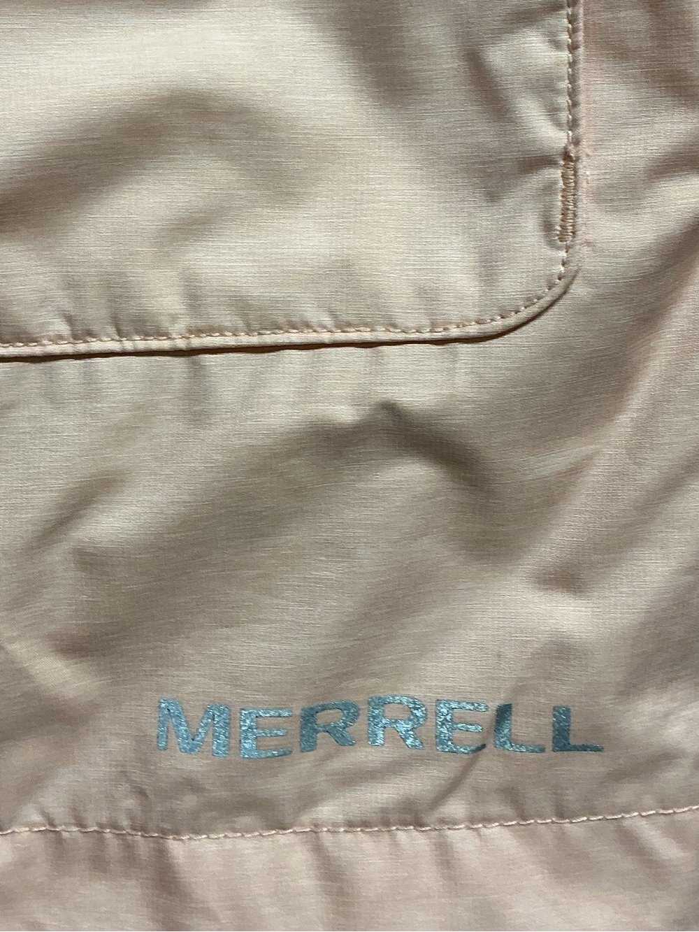 Merrell Women’s Sz XS Peach Select X Dry Waterproof Rain Wind Packable Jacket - Picture 7 of 9